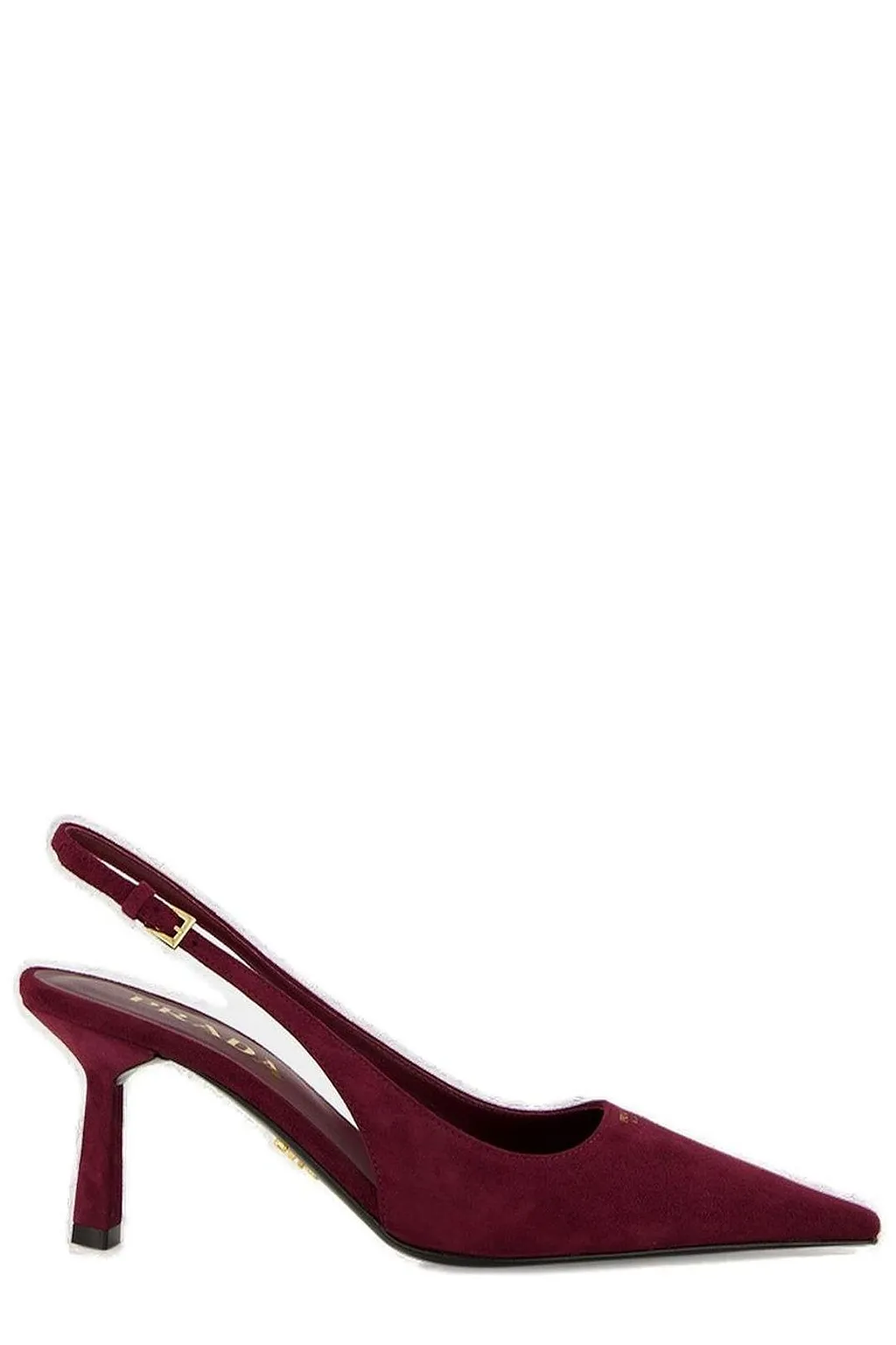Prada Pointed Toe Slingback Pumps