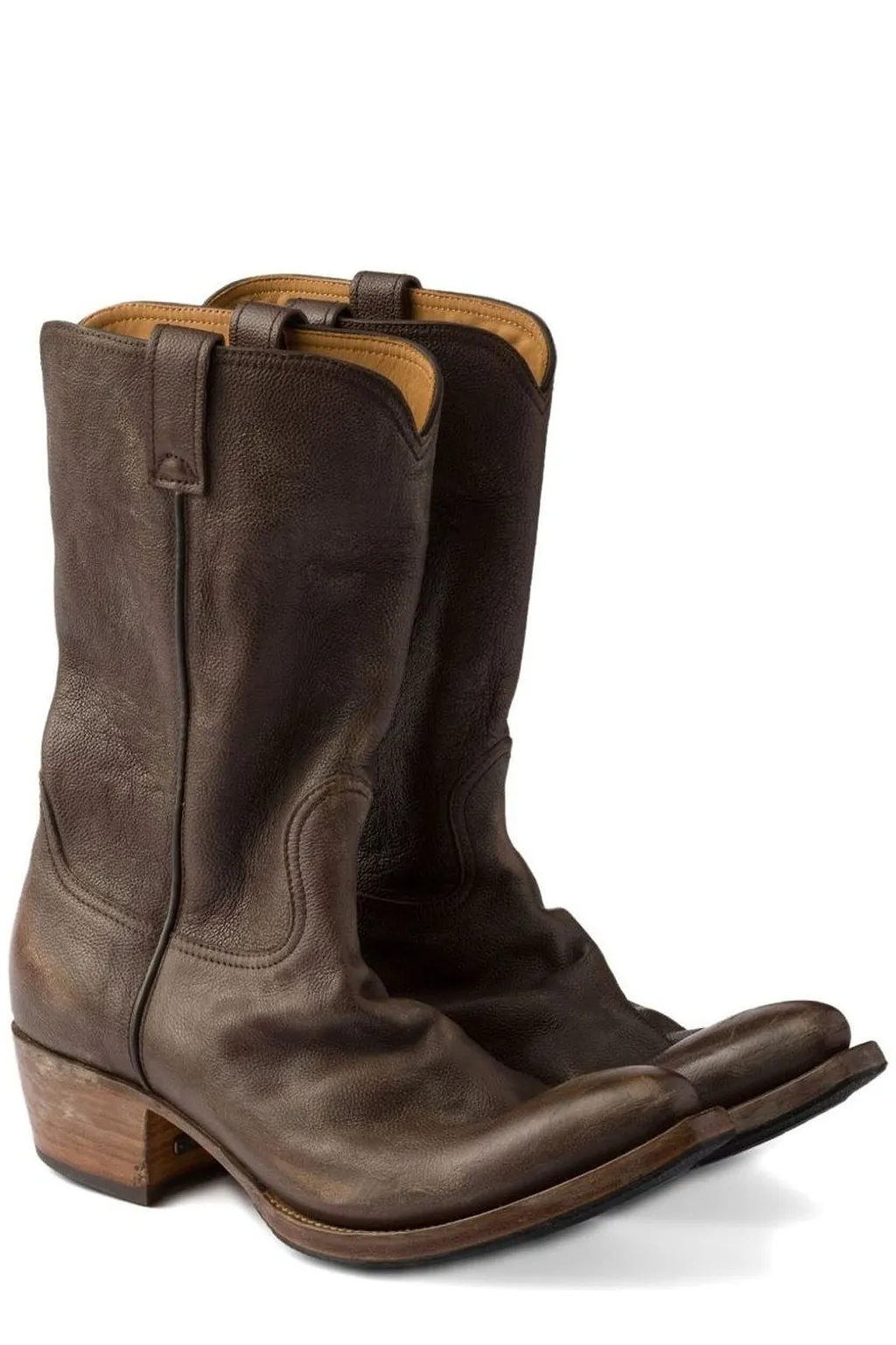 Prada Pointed-Toe Western Boots