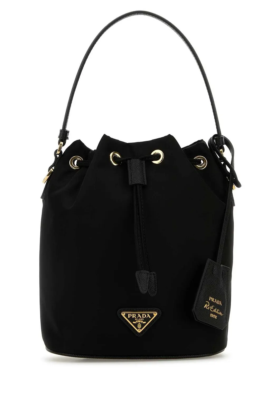 Prada Re-Edition 1978 Drawstring Mini Bucket Bag