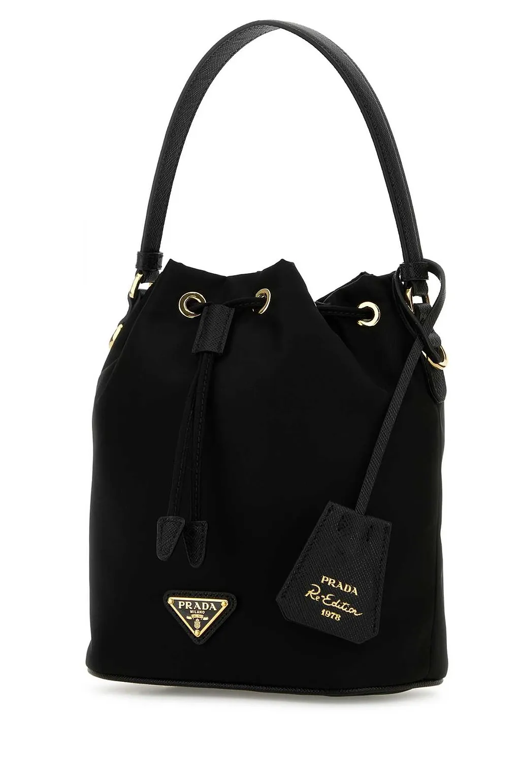 Prada Re-Edition 1978 Drawstring Mini Bucket Bag