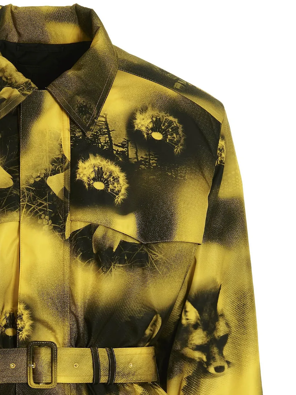 Prada Re-Nylon Belted Waist Parka