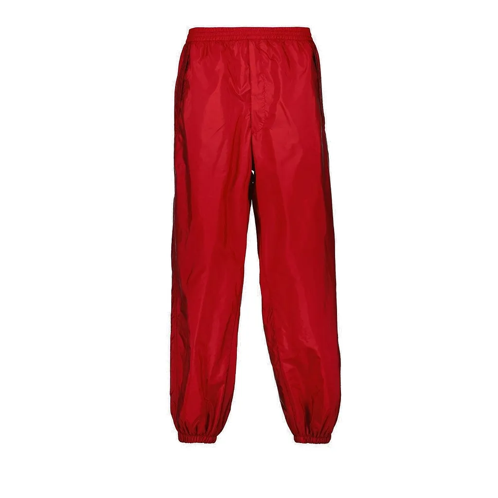 Prada Re-Nylon Logo Plaque Track Pants