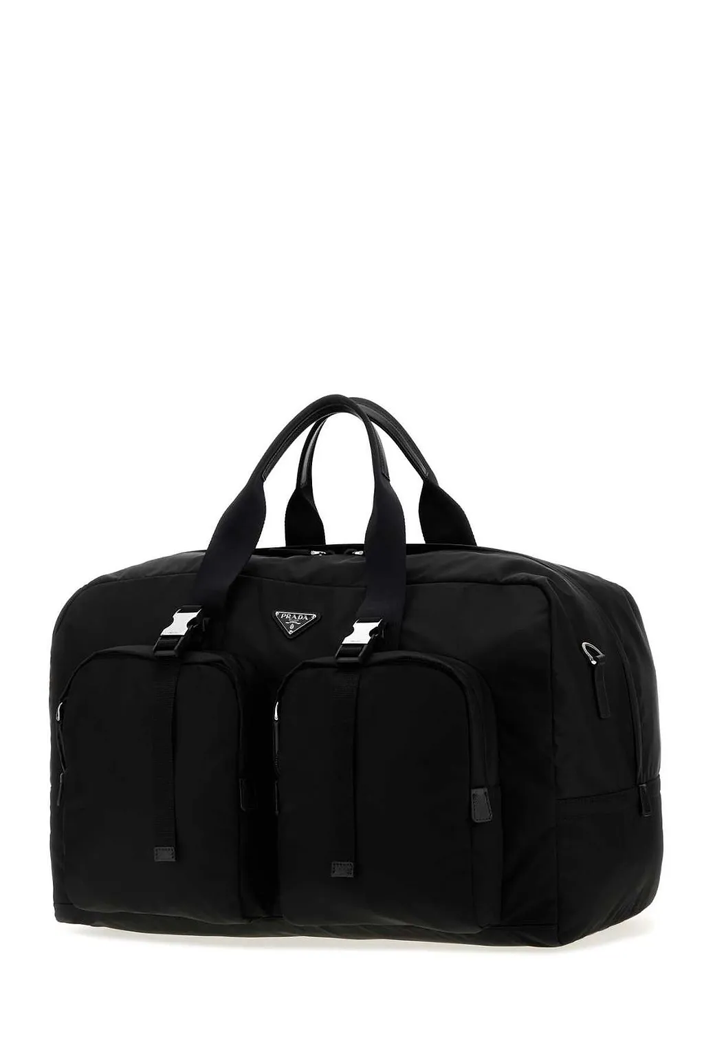 Prada Re-Nylon Logo-Plaque Zipped Luggage Bag