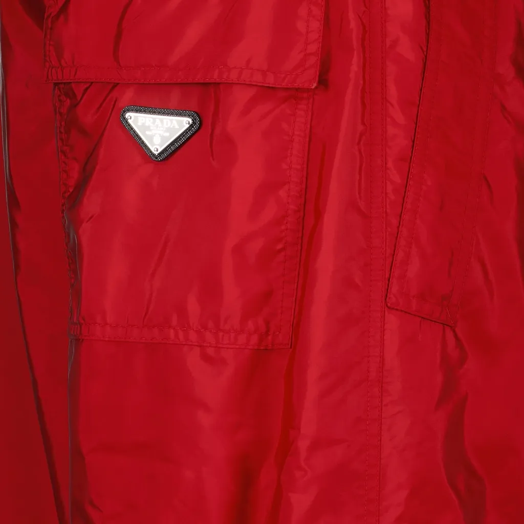 Prada Re-Nylon Logo Plaque Track Pants