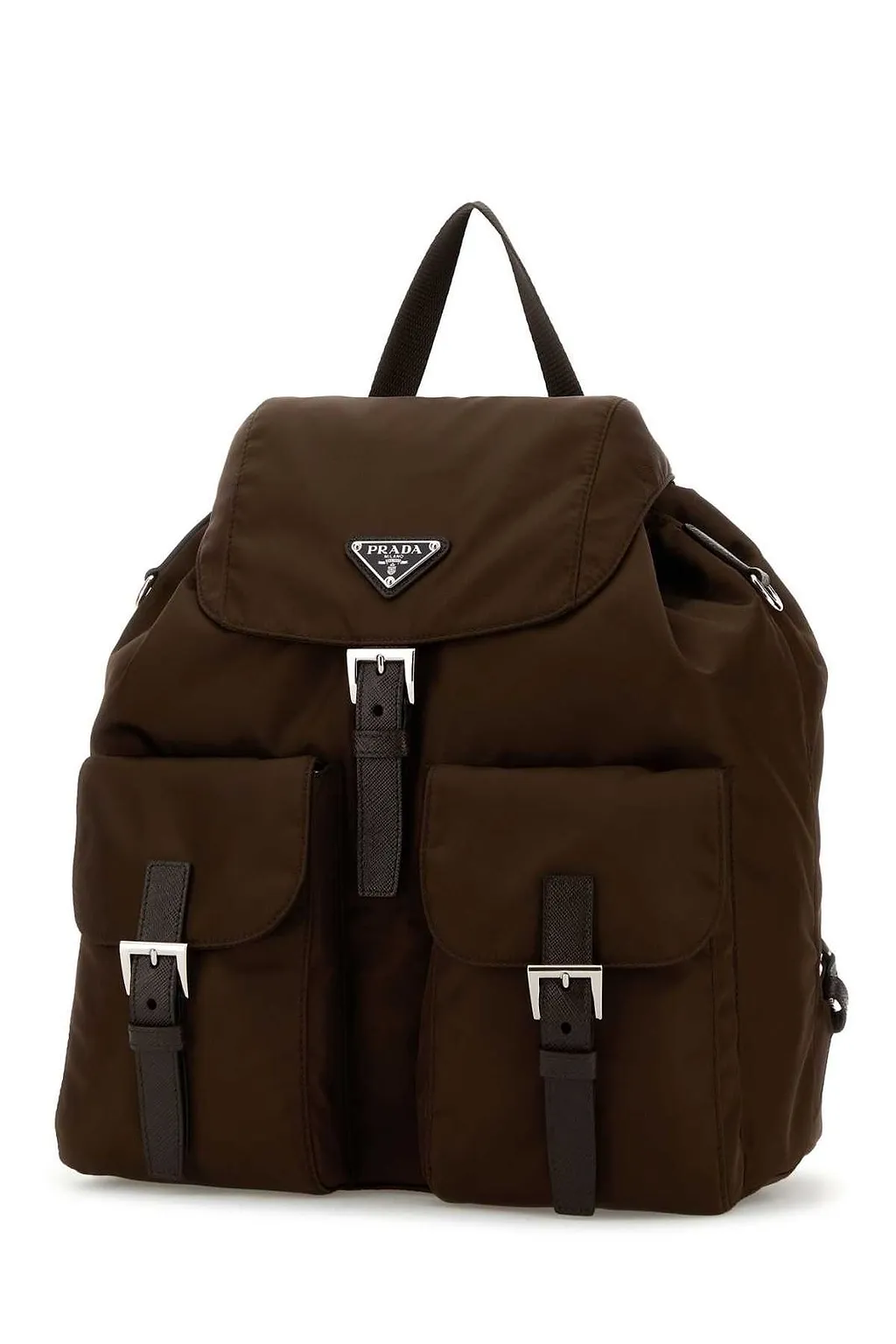 Prada Re-Nylon Triangle-Logo Backpack