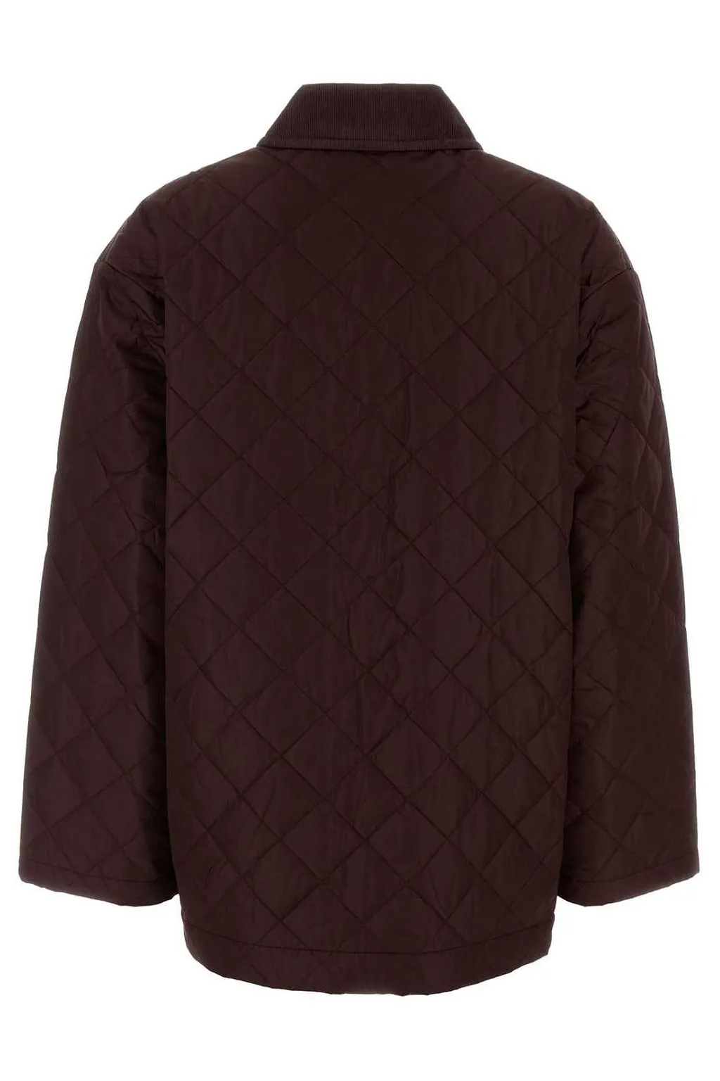 Prada Re-Nylon Triangle-Logo Quilted Jacket