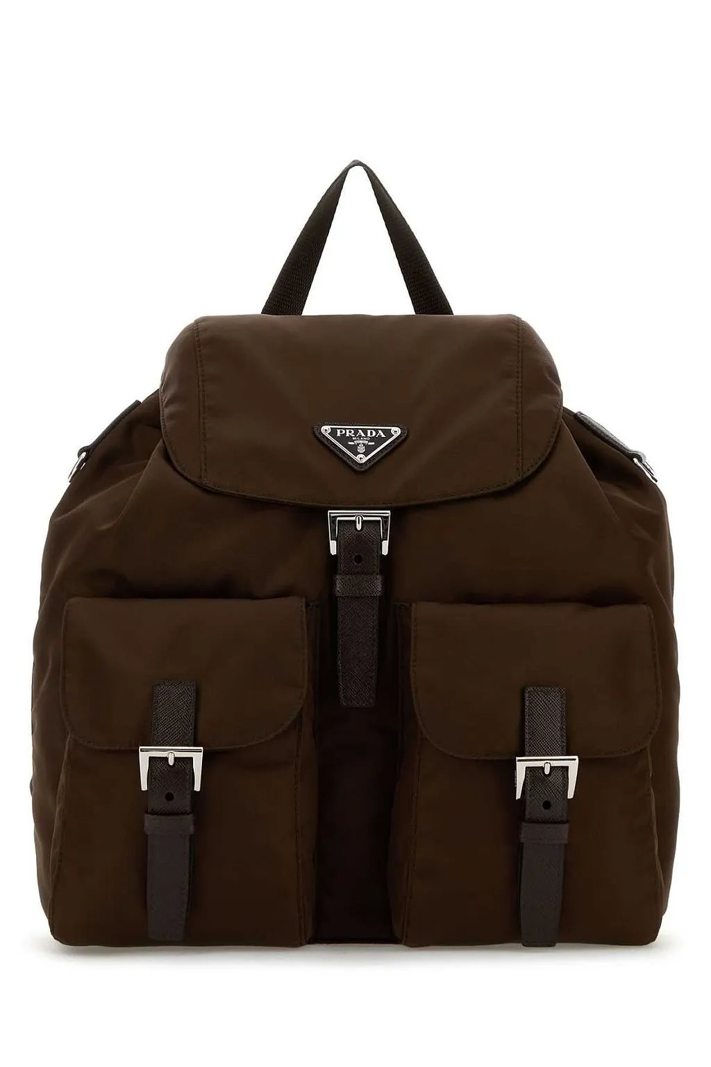 Prada Re-Nylon Triangle-Logo Backpack