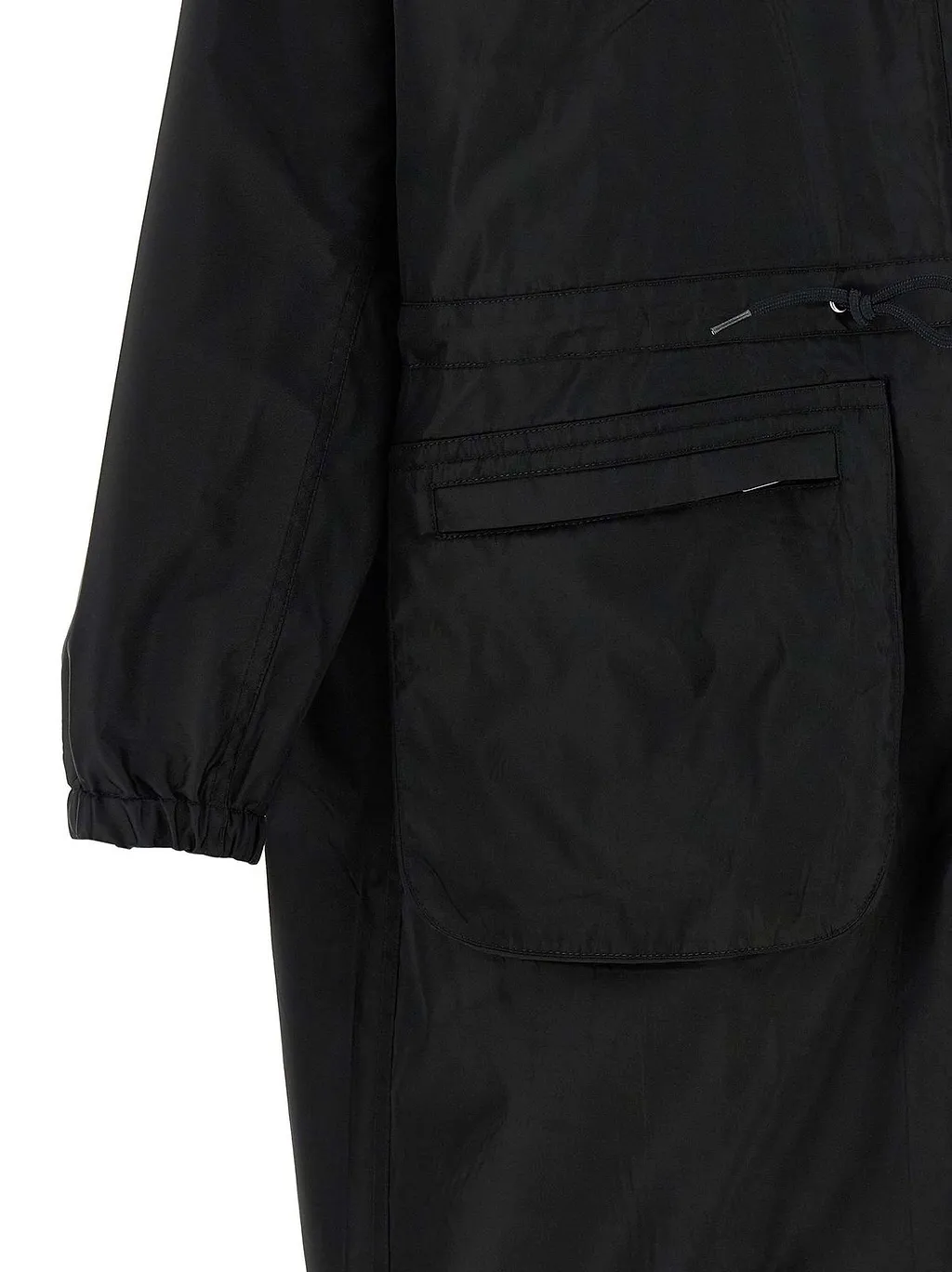 Prada Re-Nylon Zip-Up Hooded Raincoat