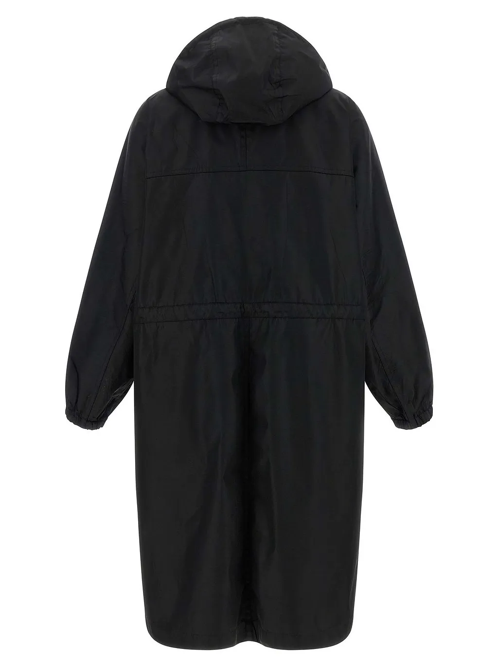 Prada Re-Nylon Zip-Up Hooded Raincoat