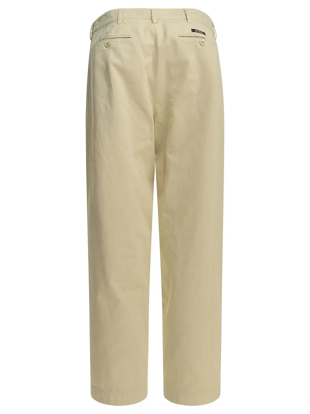 Prada Logo-Patch Pleated Pants