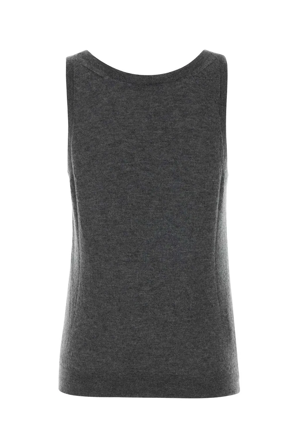 Prada Ribbed Knitted Tank Top