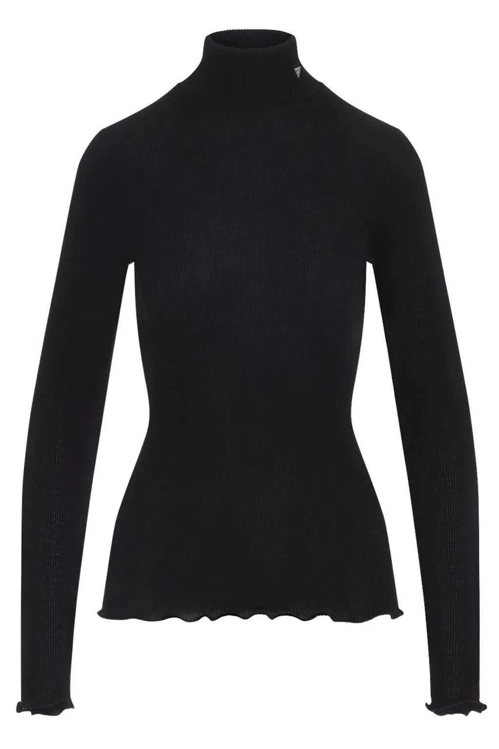 Prada Ribbed Turtleneck Knitted Top