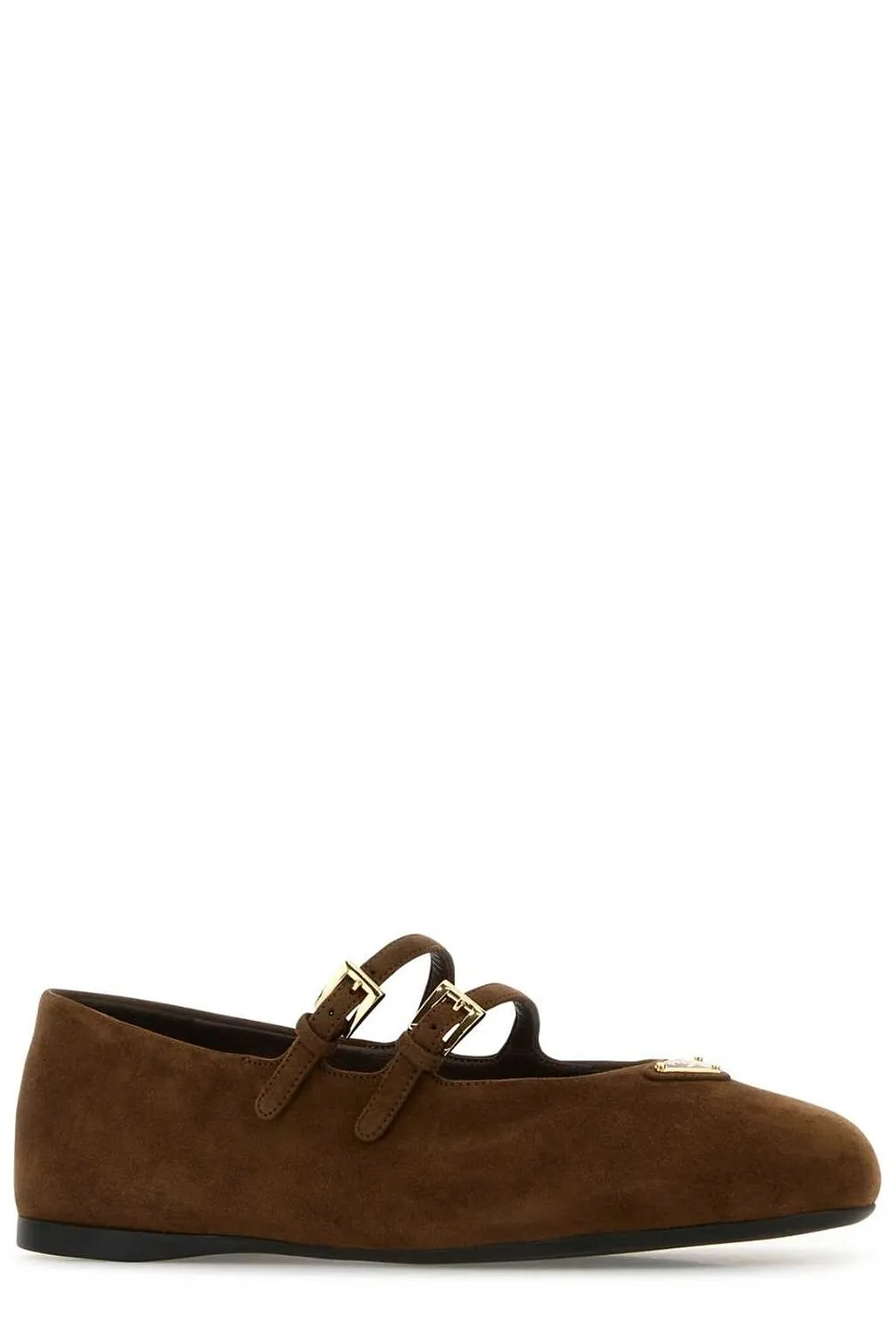 Prada Round-Toe Ballerina Shoes