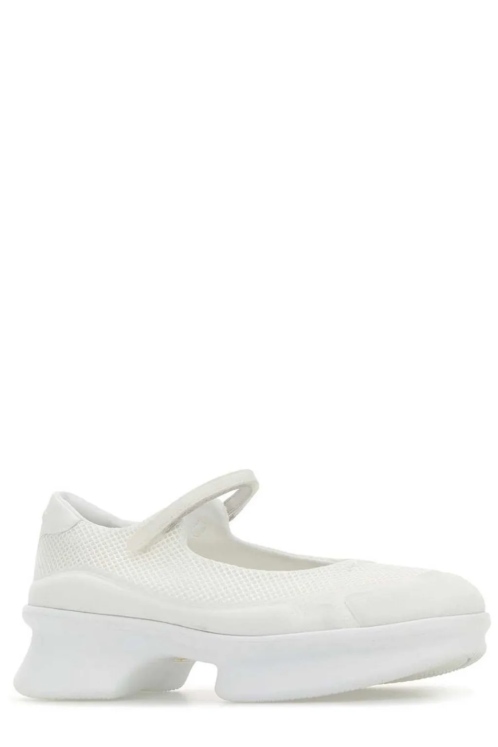 Prada Round-Toe Mesh Ballerinas