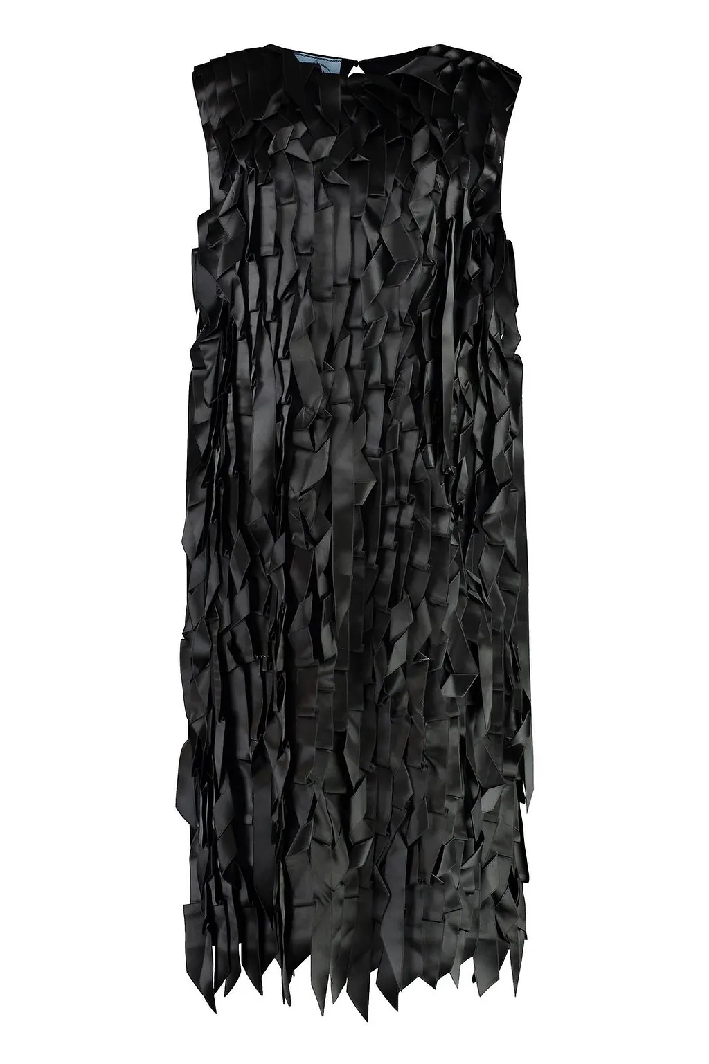 Prada Sablé Crewneck Sleeveless Dress