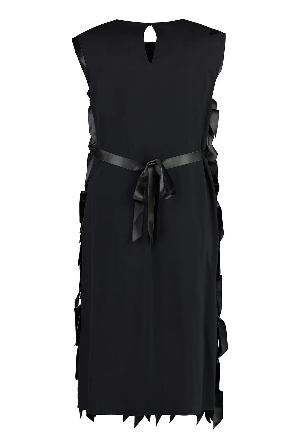 Prada Sablé Crewneck Sleeveless Dress