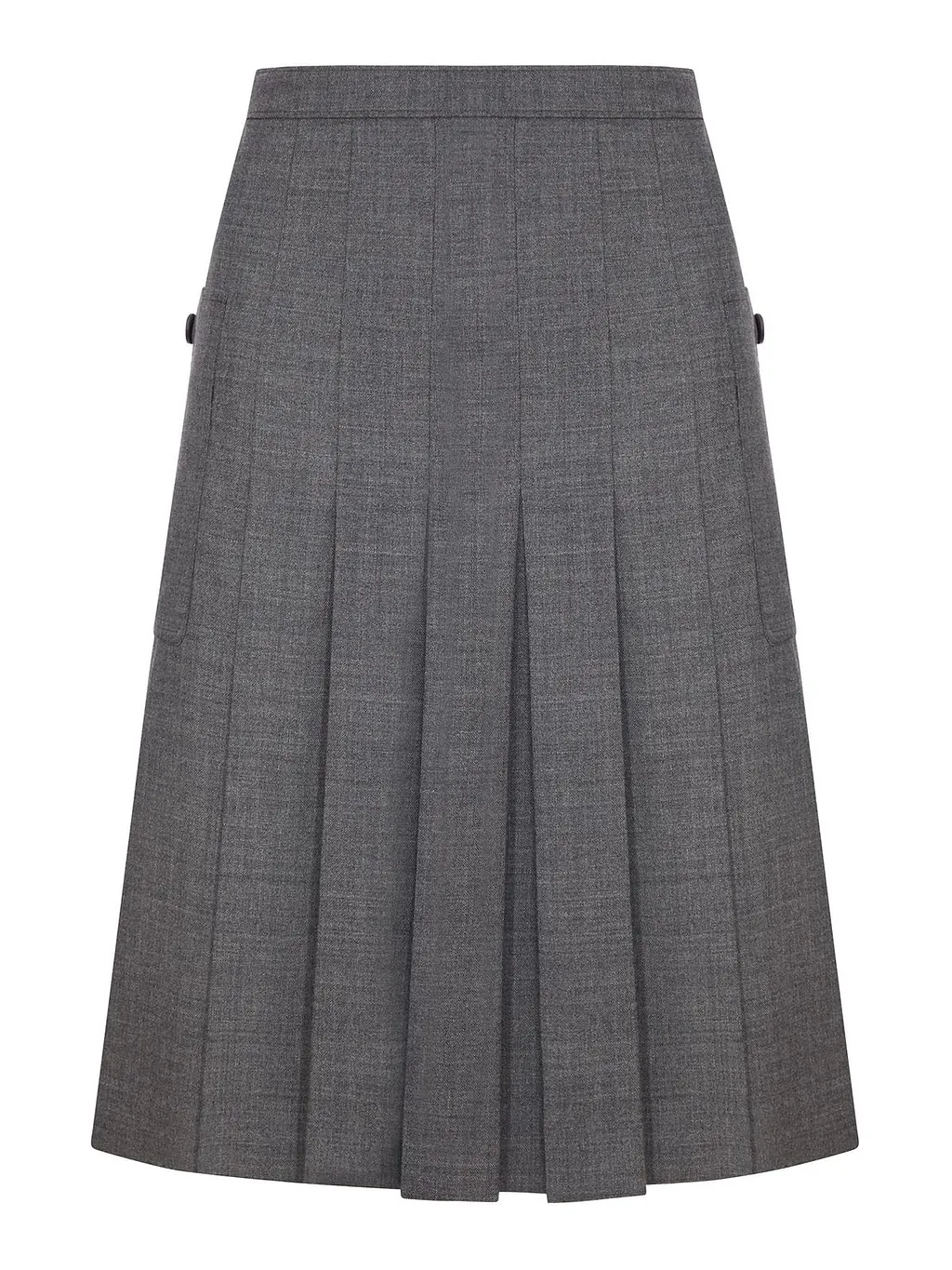 Prada Rush Stitch Pleated Skirt