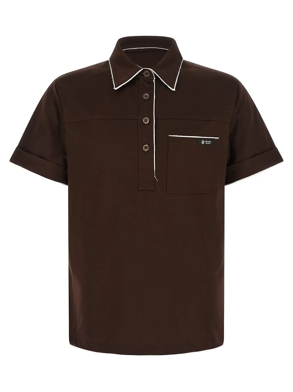 Prada Scotland Short-Sleeved Polo Shirt