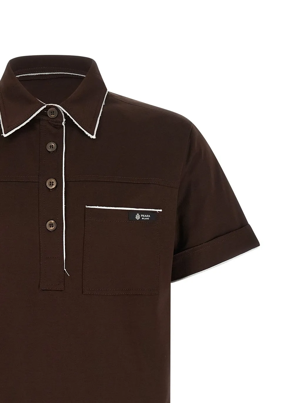 Prada Scotland Short-Sleeved Polo Shirt