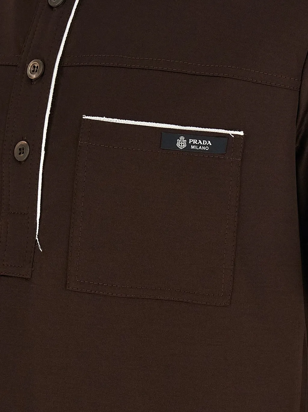Prada Scotland Short-Sleeved Polo Shirt