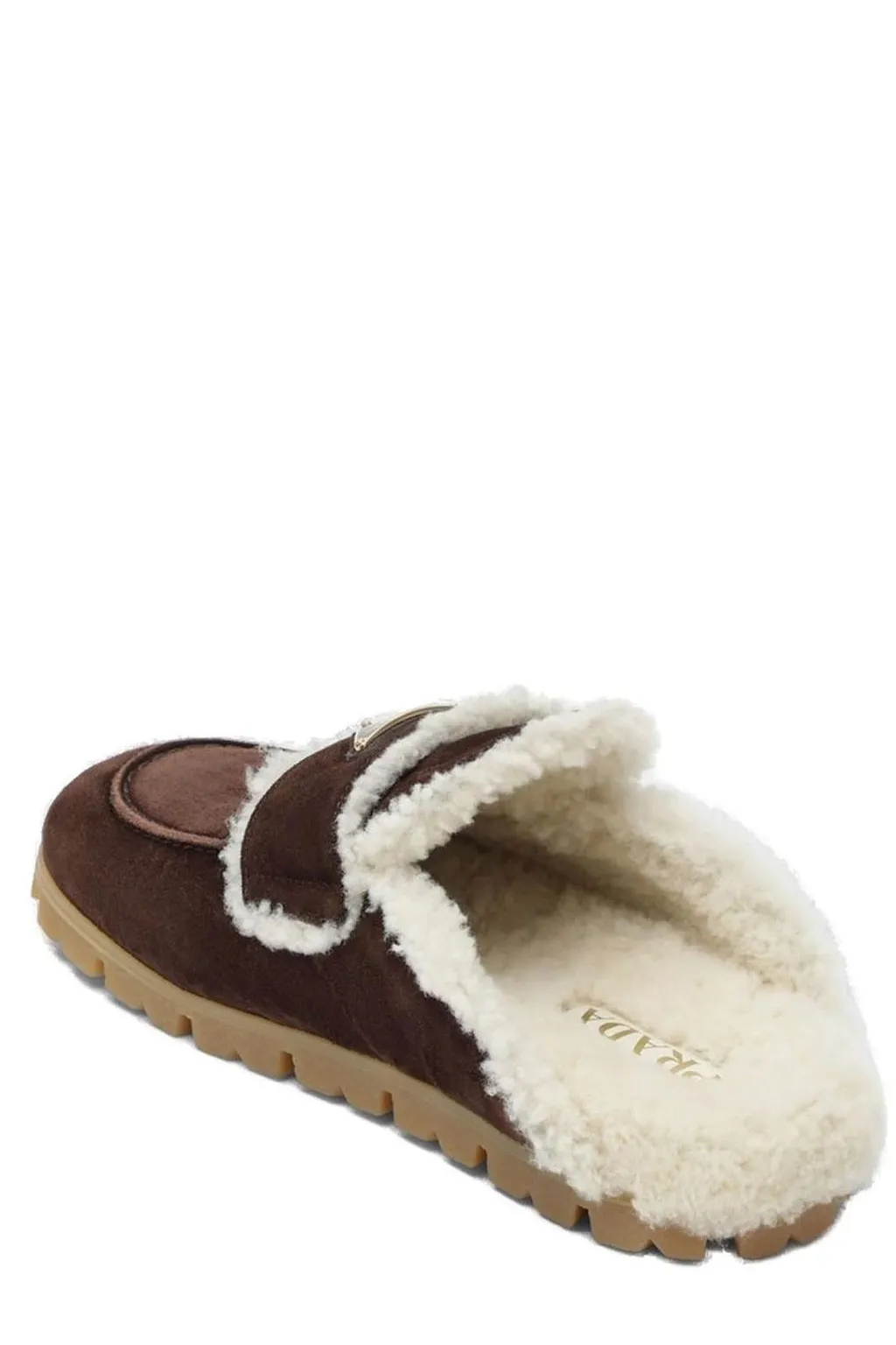 Prada Triangle-Logo Mules
