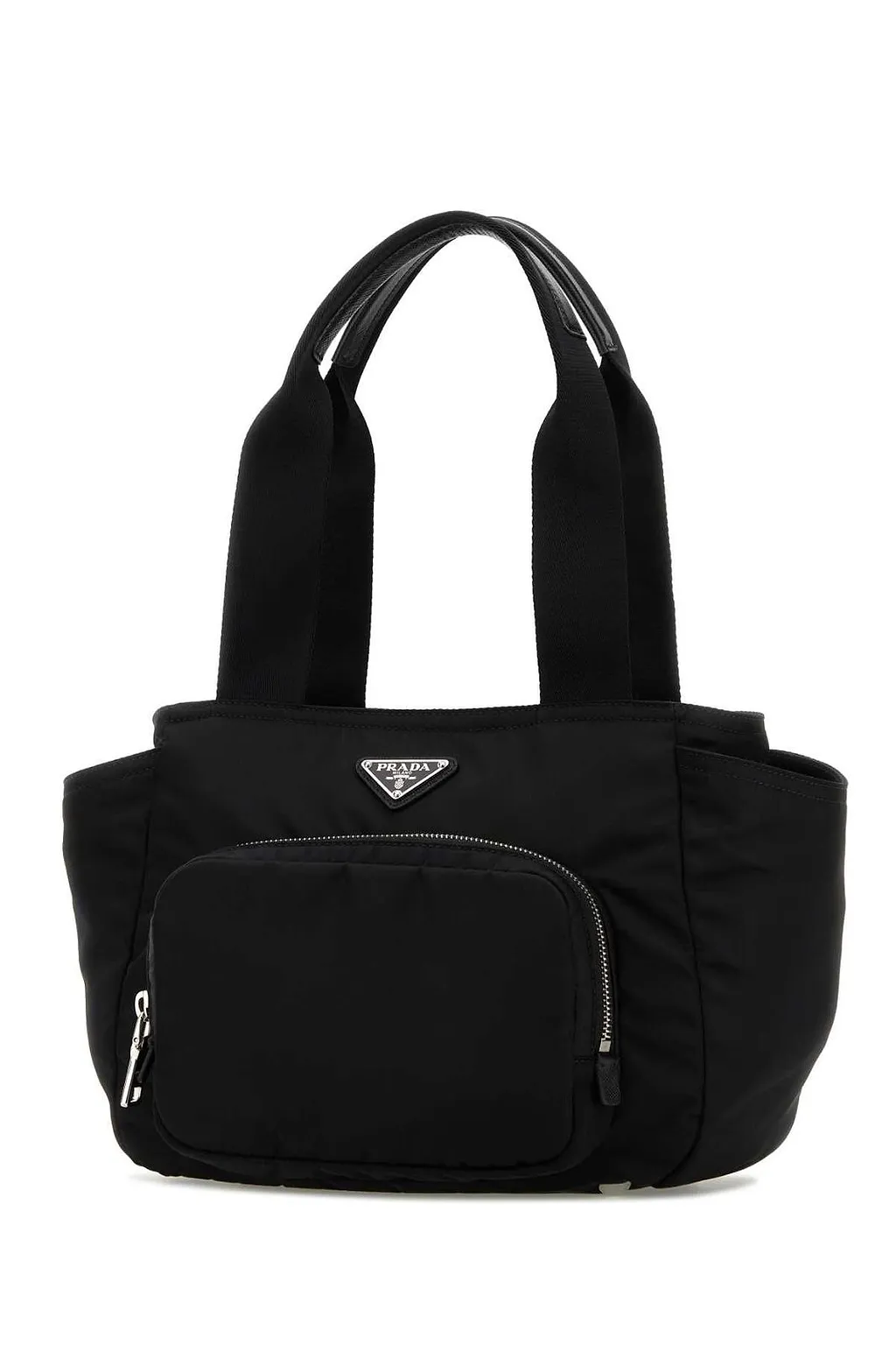 Prada Shopping Zip-Pocket Tote Bag