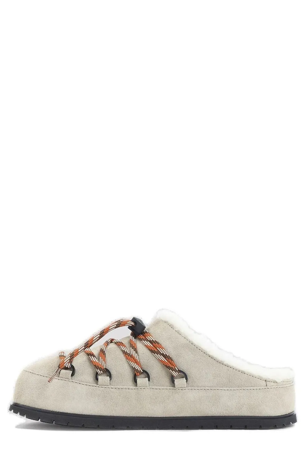 Prada Lace-Up Mules