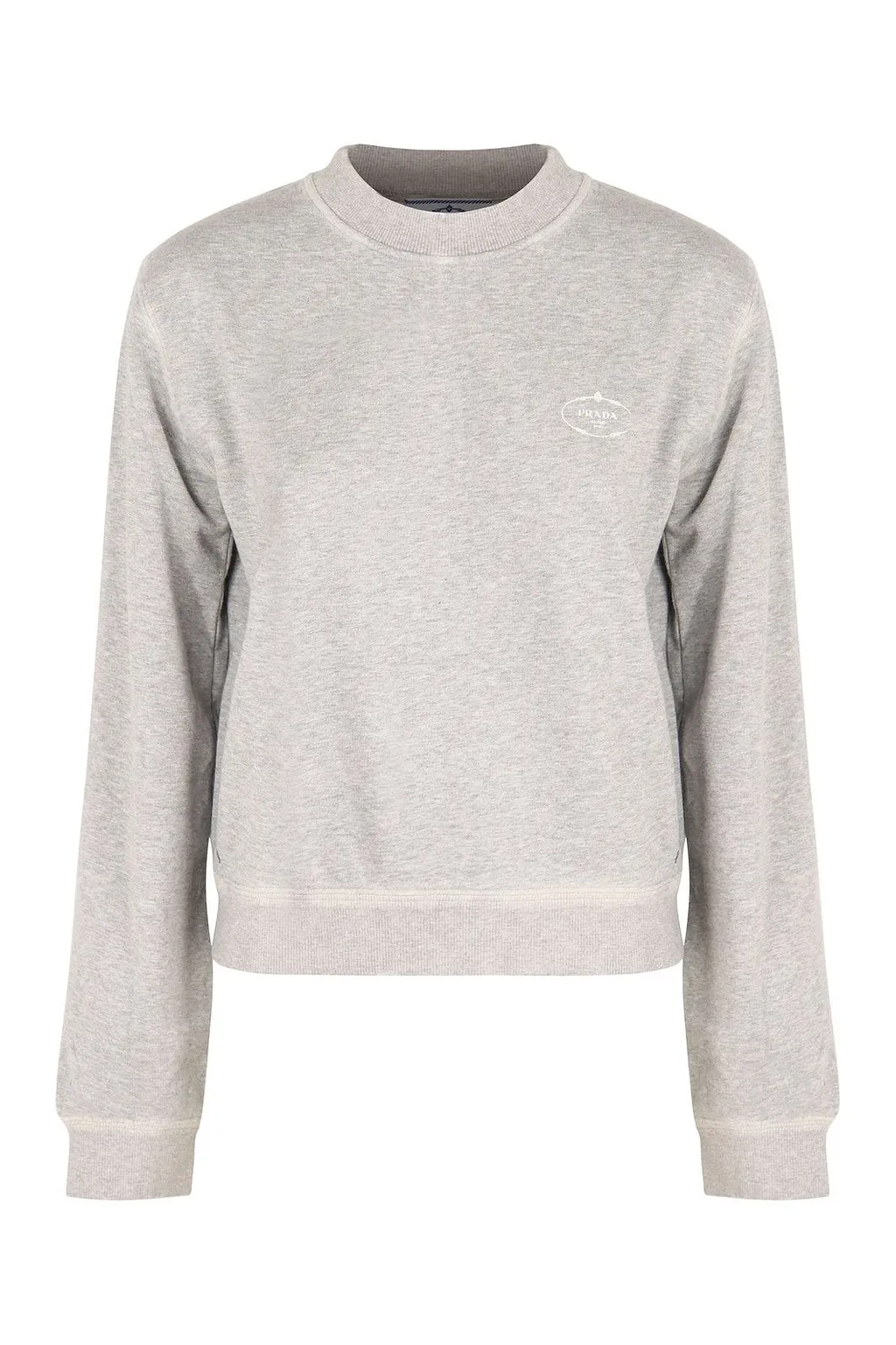Prada Long-Sleeved Crewneck Sweatshirt