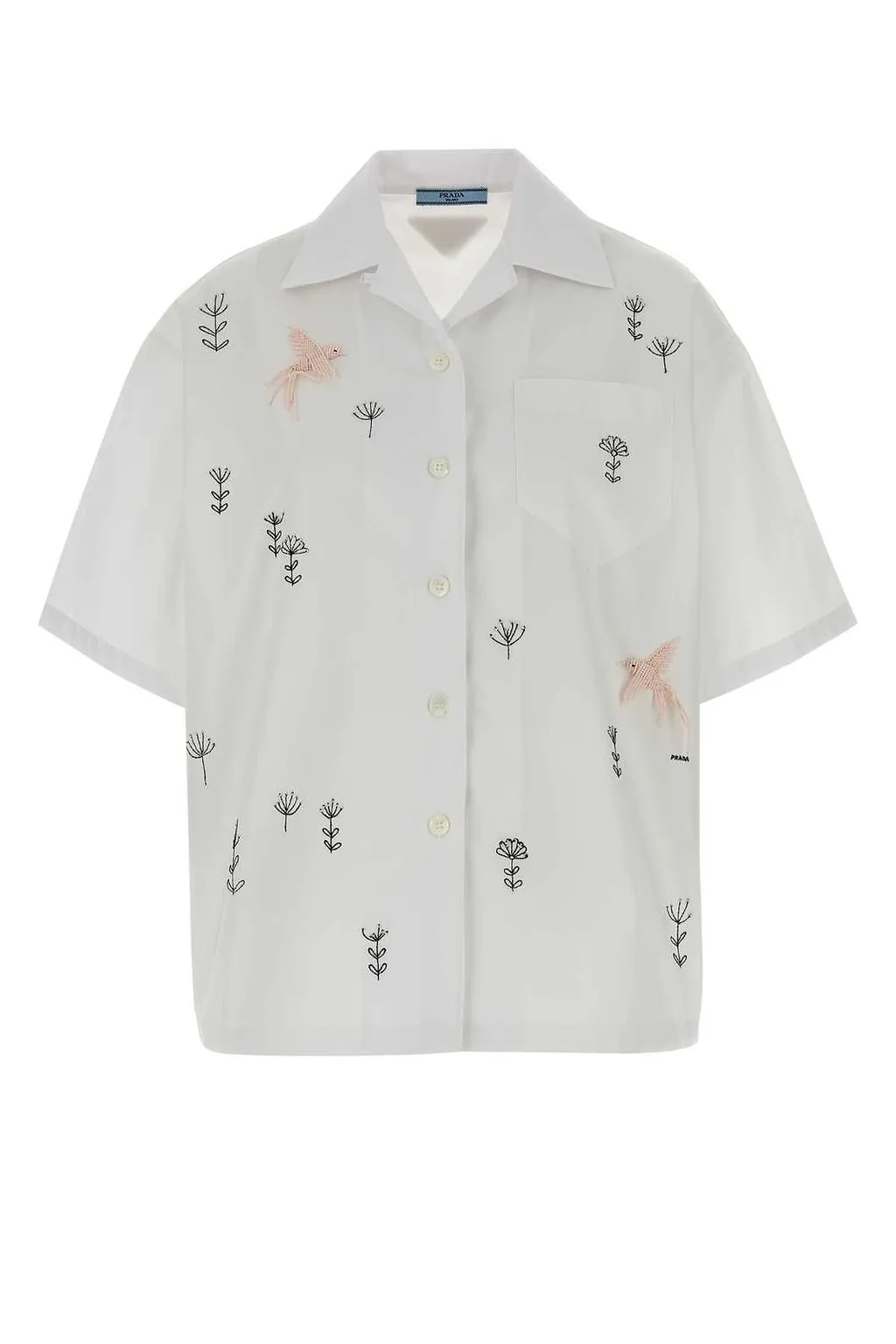 Prada Short-Sleeved Button-Up Shirt