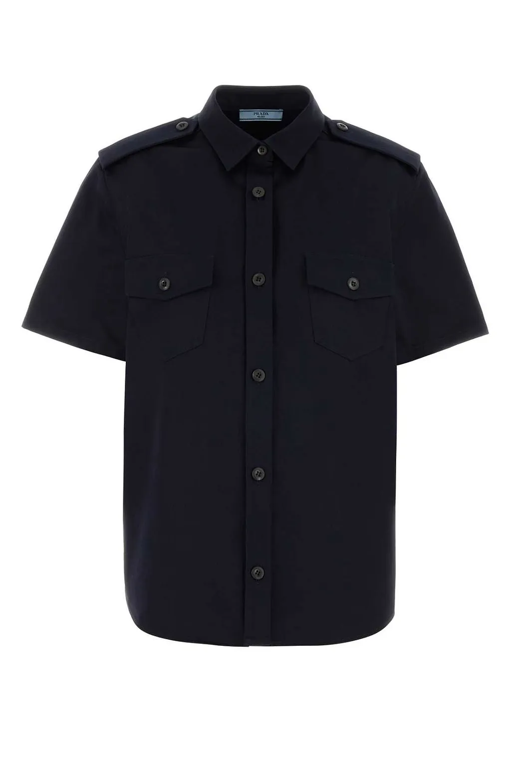 Prada Short-Sleeved Buttoned Shirt