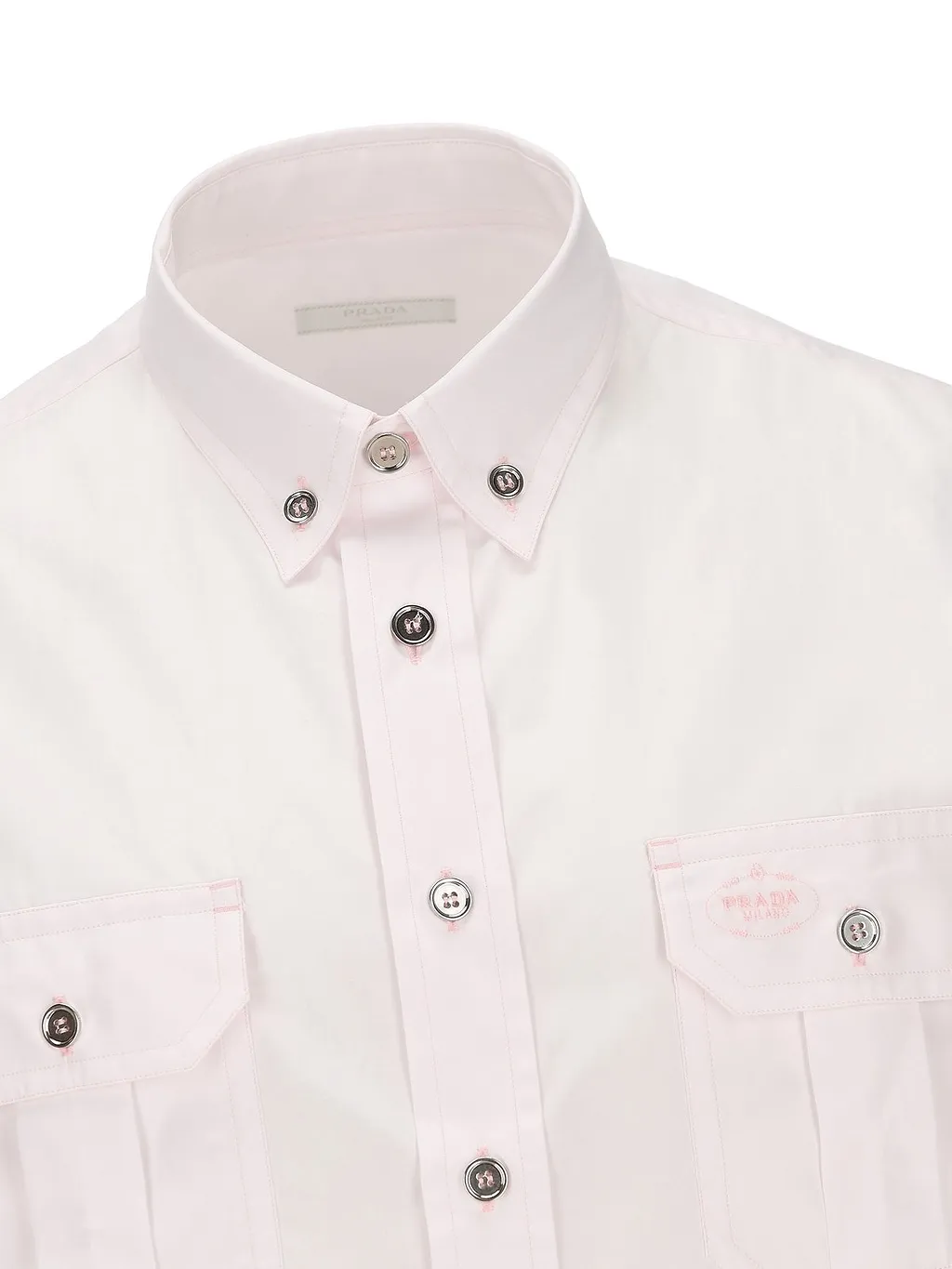 Prada Short-Sleeved Button-Up Shirt