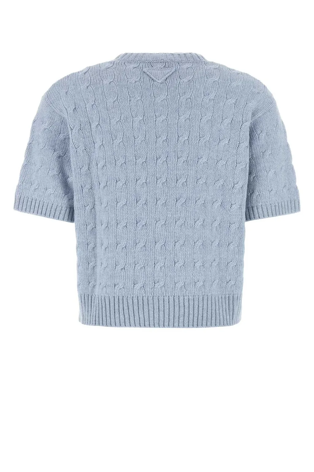 Prada Short-Sleeved Crewneck Jumper