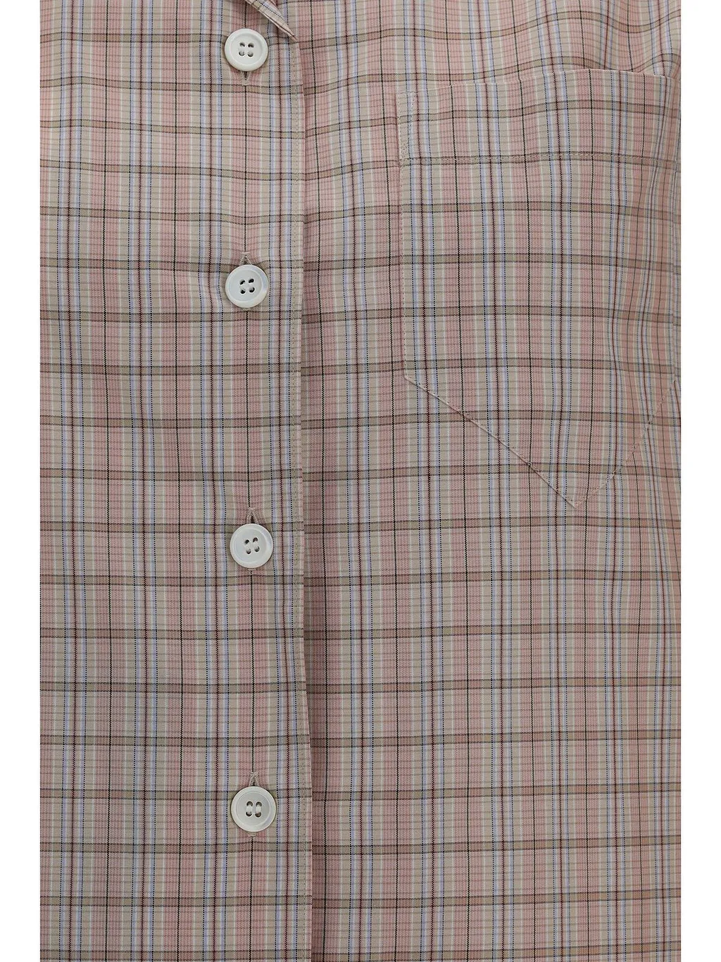 Prada Short Sleeved Checked Shirt
