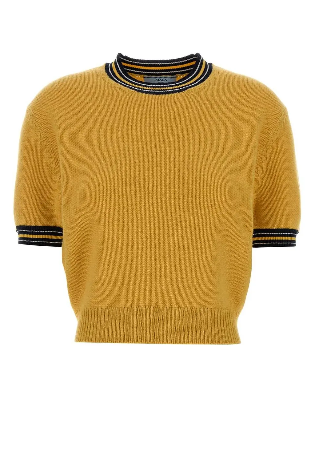 Prada Short-Sleeved Crewneck Jumper