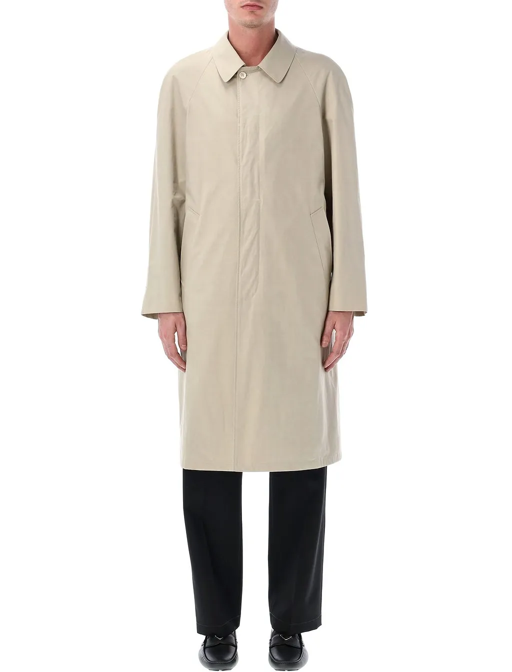 Prada Single-Breasted Cotton Coat