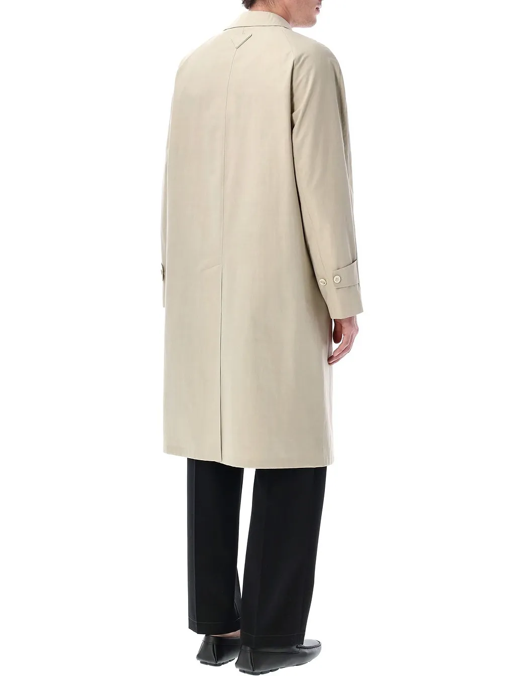 Prada Single-Breasted Cotton Coat