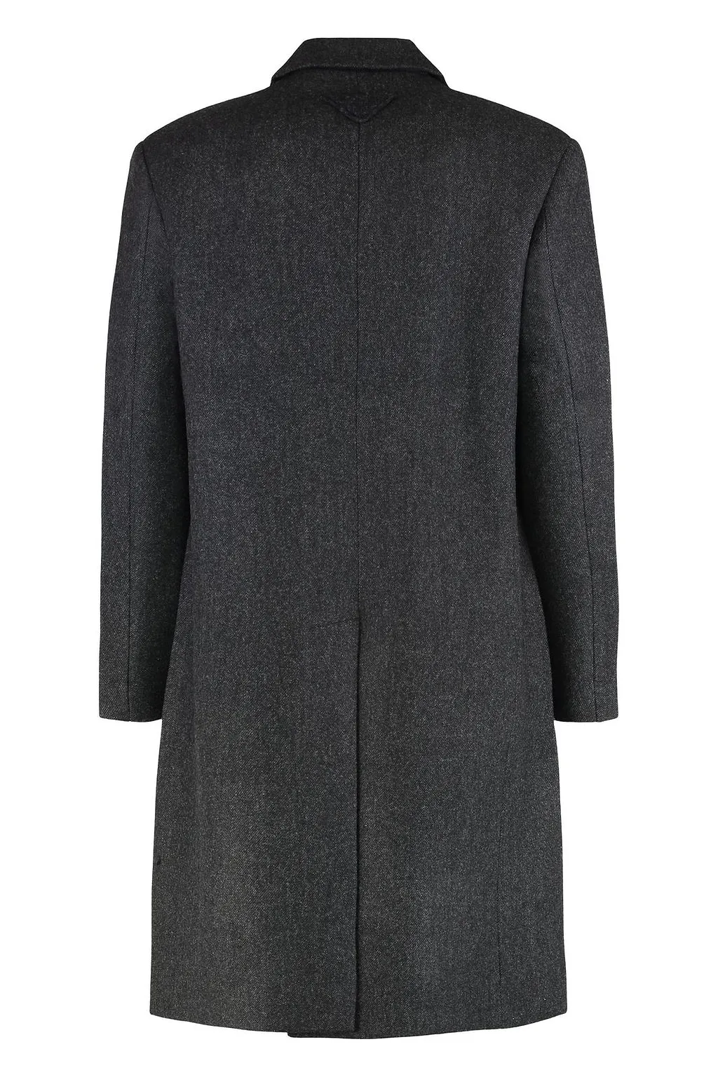 Prada Single Breasted Long-Sleeved Coat