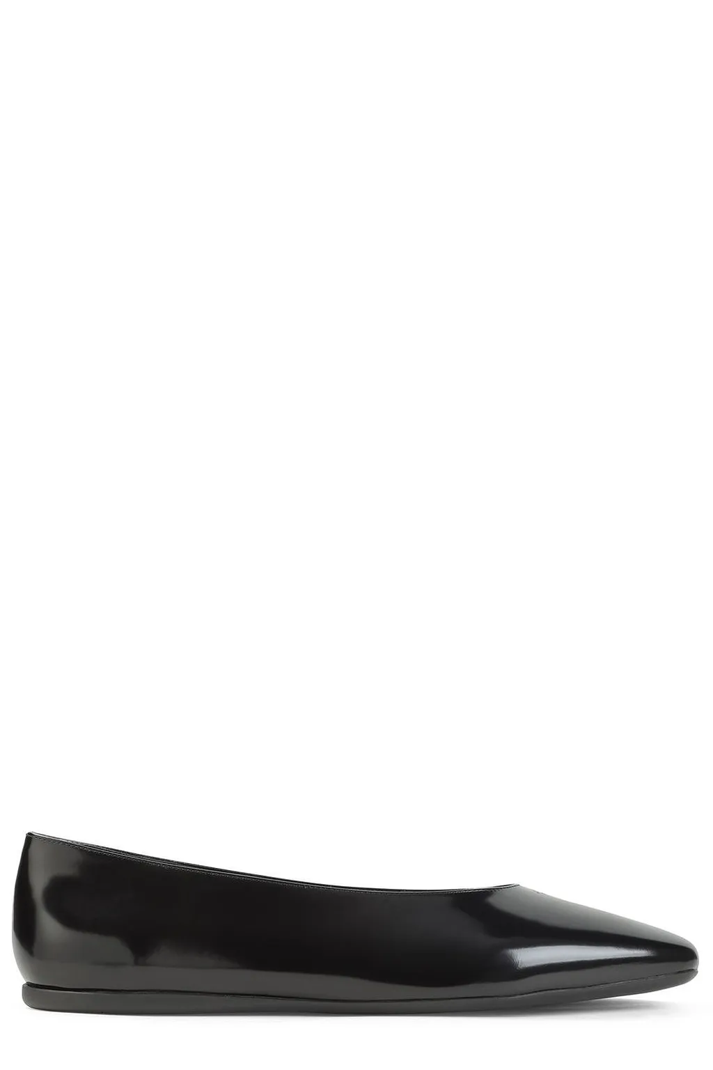 Prada Square-Toe Ballet Flats