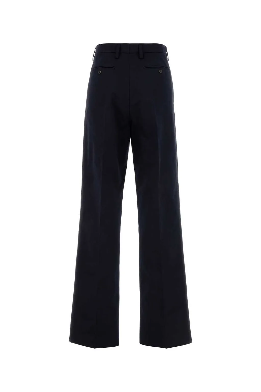 Prada Pleated Straight-Leg Pants