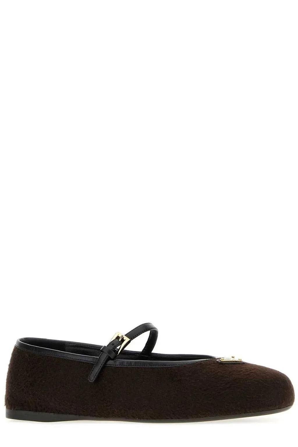 Prada Strap Detail Ballet Flats