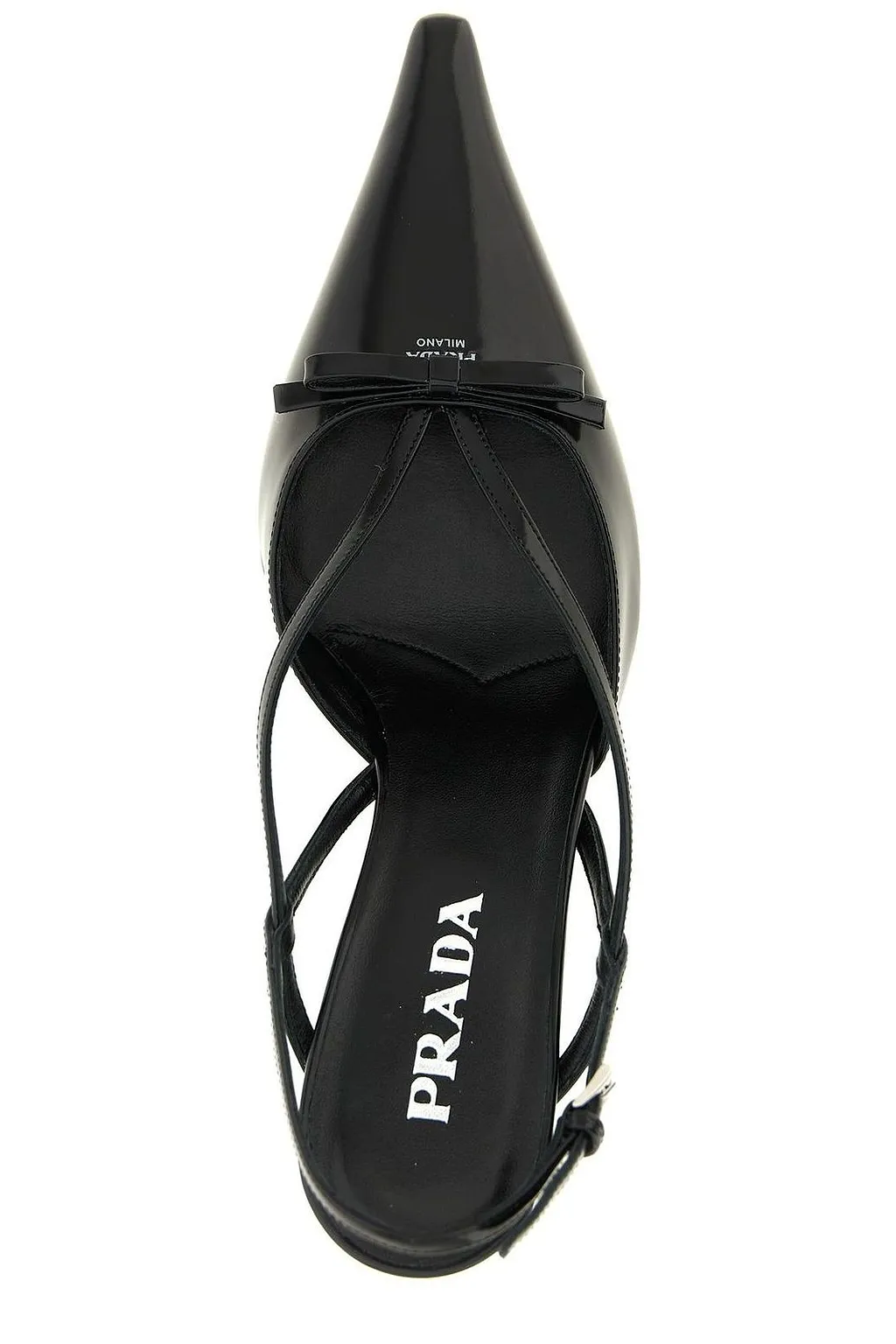 Prada Strappy Slingback Heeled Pumps