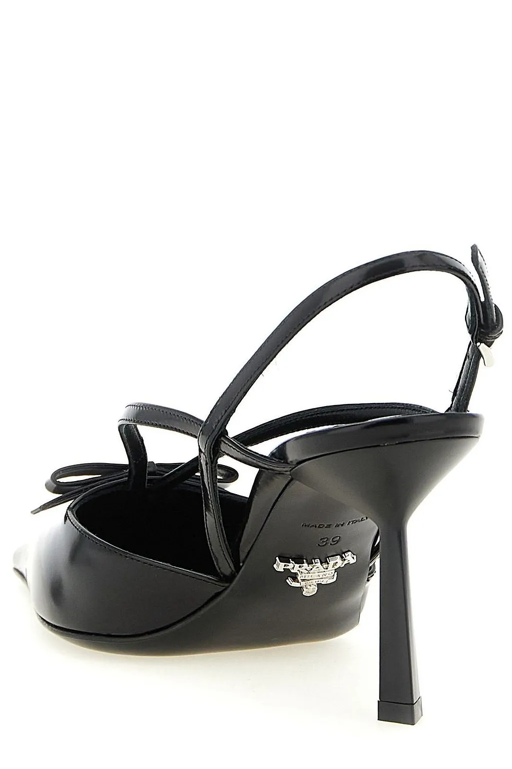 Prada Strappy Slingback Heeled Pumps