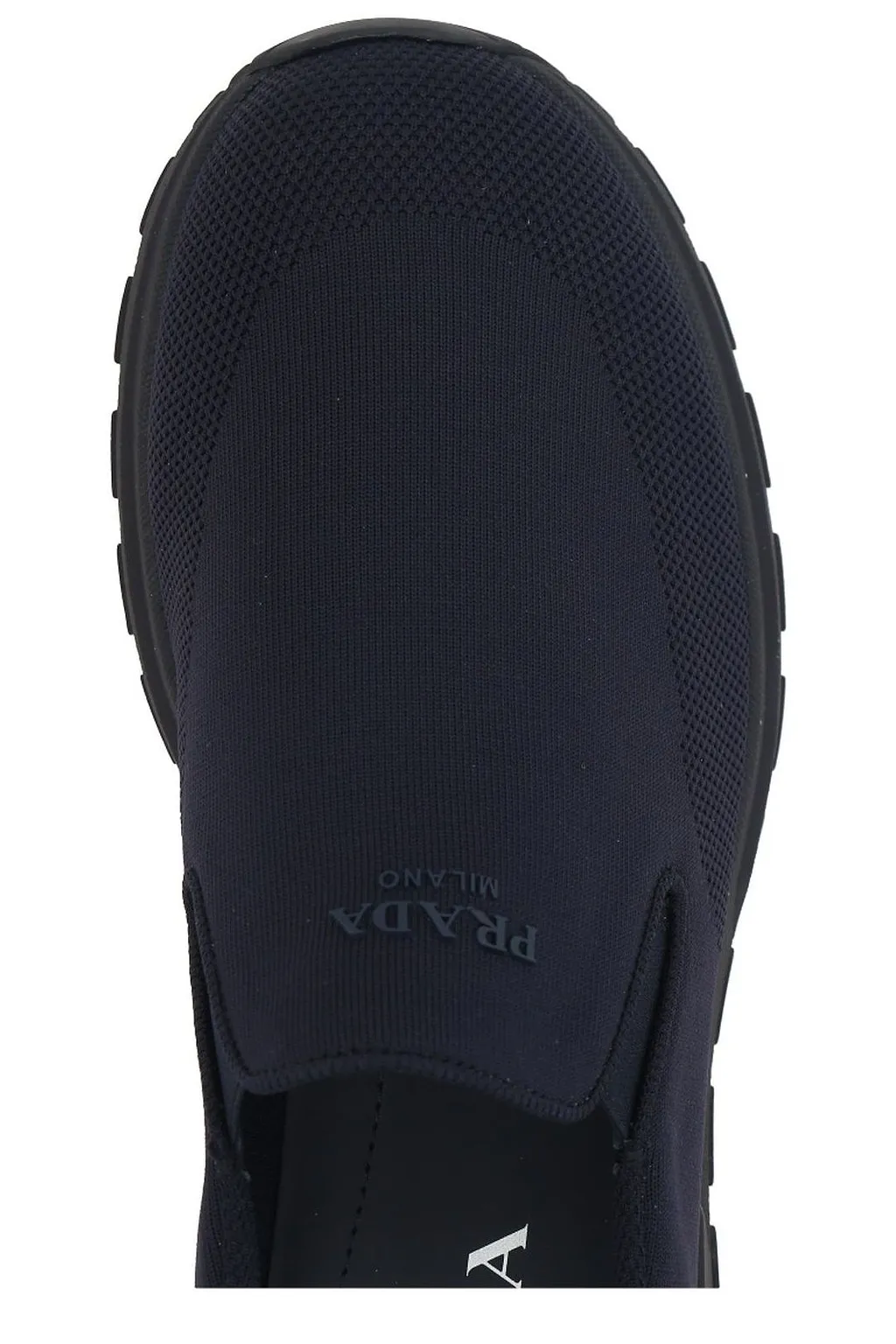 Prada Stretch Knitted Slip-On Sneakers