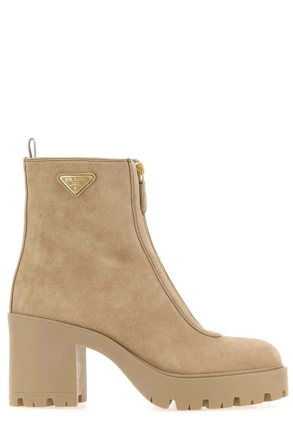 Prada Stride Flow Platform Ankle Boots
