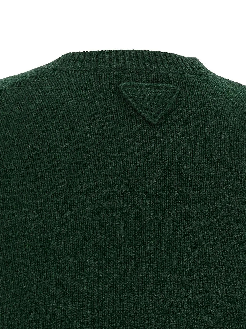 Prada Striped Cuff Crew-Neck Jumper