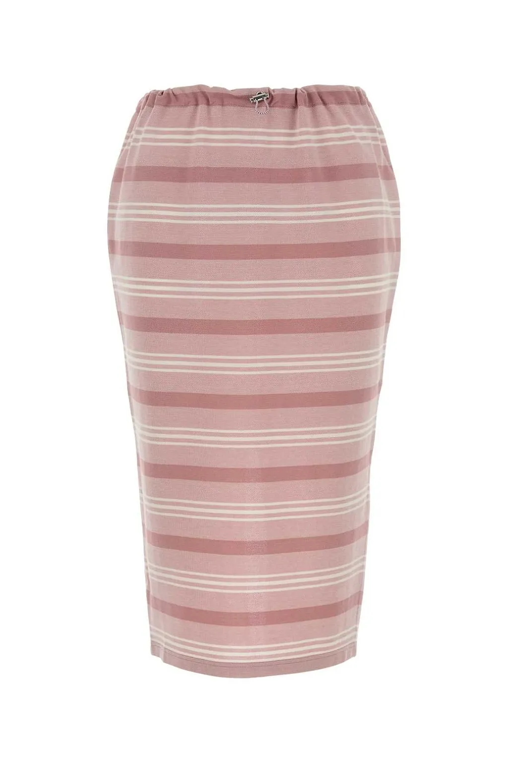 Prada Striped Jersey Knitted Skirt
