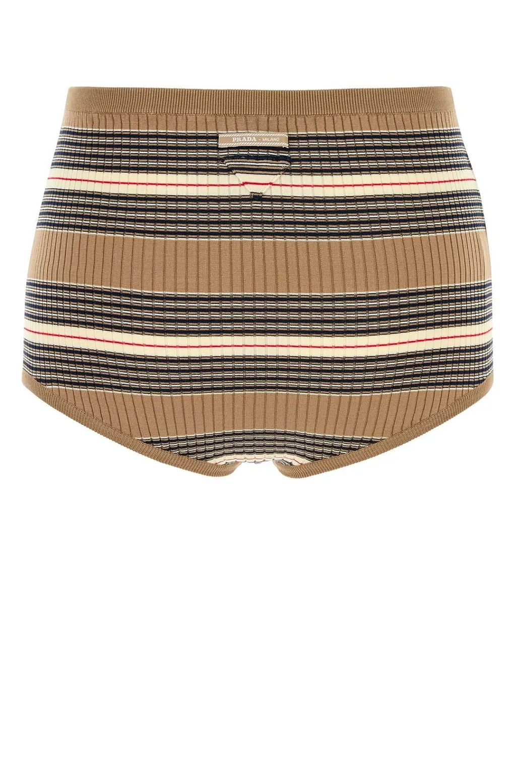 Prada Striped Knitted Shorts