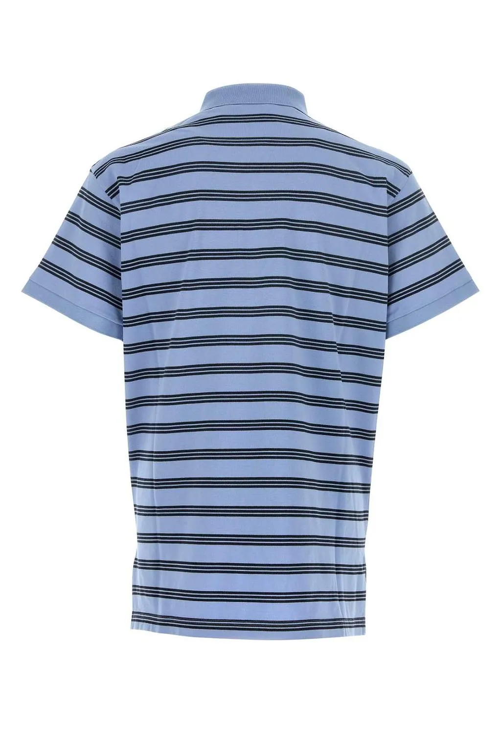 Prada Striped Short Sleeved Polo Shirt