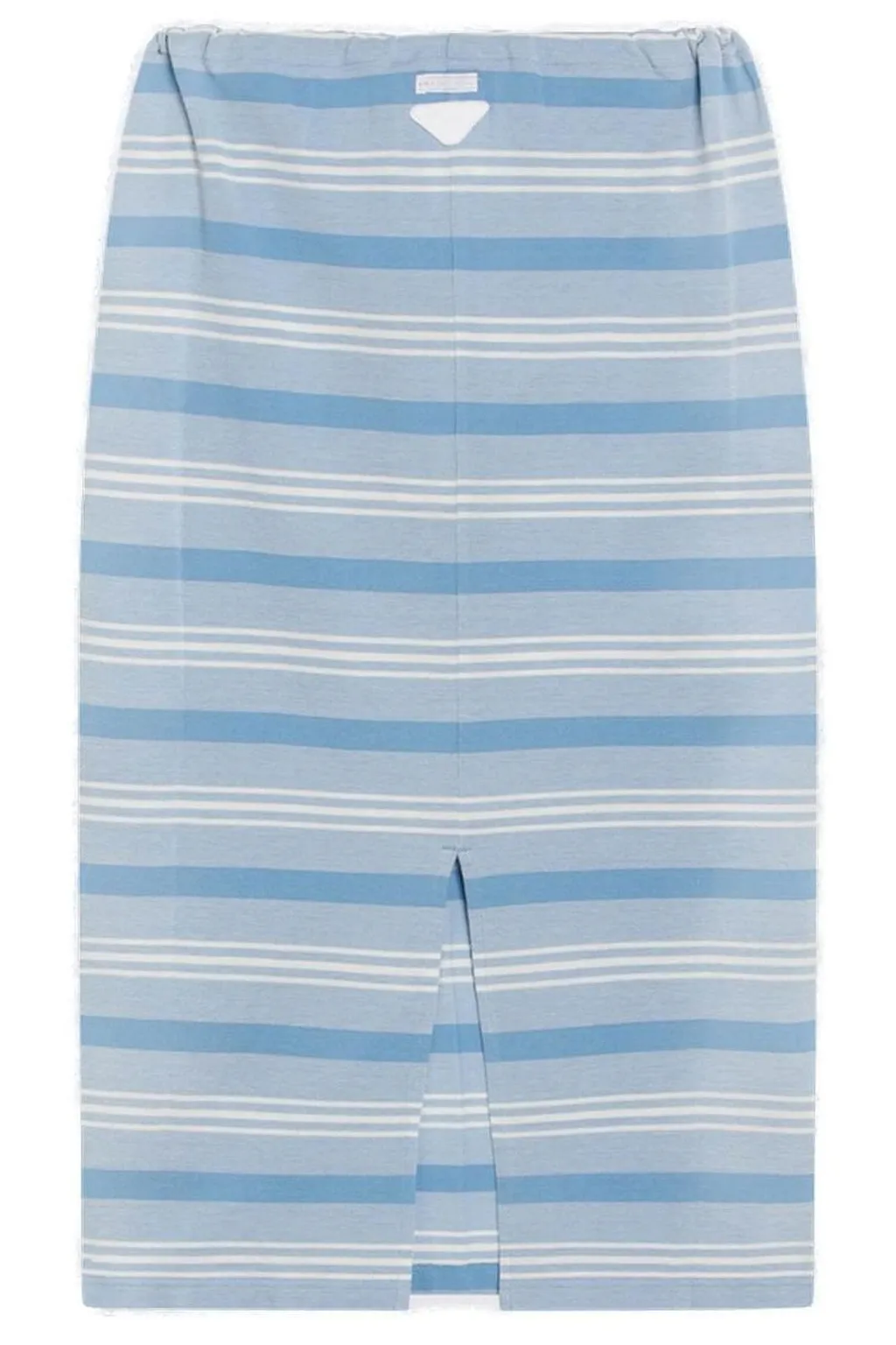 Prada Striped Piqué Skirt