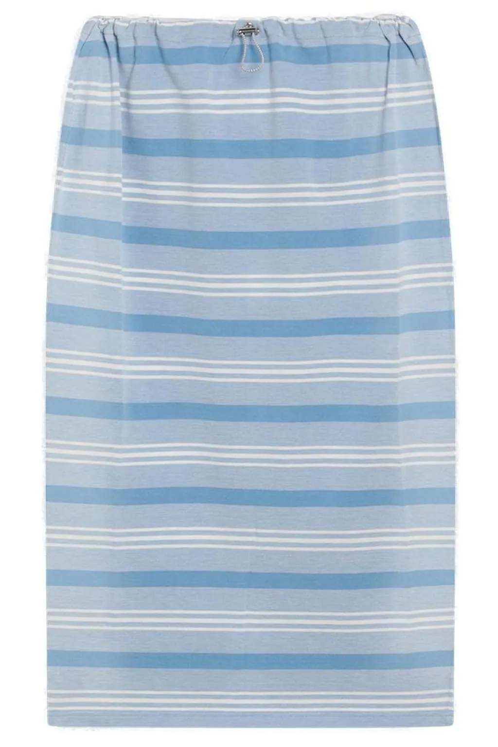 Prada Striped Piqué Skirt